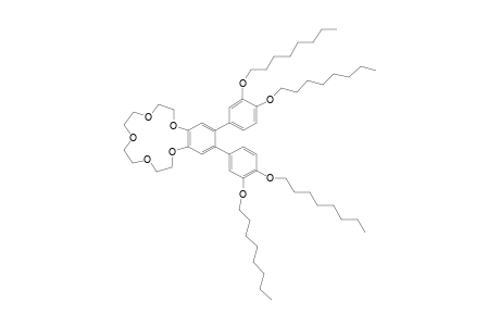 4,5-Bis(3',4'-dioctyloxyphenyl)benzo[15]crown-5