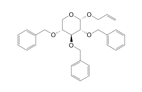 (2S,3R,4S,5R)-2-allyloxy-3,4,5-tribenzoxy-tetrahydropyran