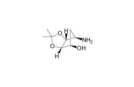 (+/-)-1beta-Amino-2alpha,3alpha-O-isopropylidene-2alpha,3alpha,4beta-cyclopentanetriol