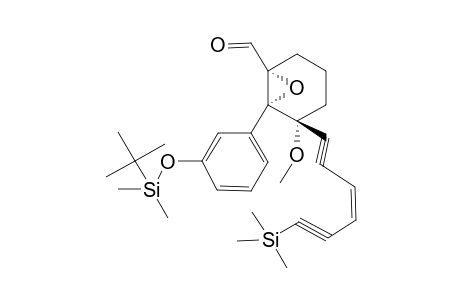 (1aR,5R,5aS)-5a-[3-(tert-Butyldimethylsilyloxy)phenyl]-5-methoxy-5-[(Z)-6-trimethylsilyl-3-hexene-1,5-diynyl]-perhydrobenzo[b]oxiren-1a-carbaldehyde