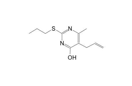 4-pyrimidinol, 6-methyl-5-(2-propenyl)-2-(propylthio)-