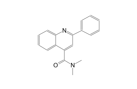 N,N-dimethyl-2-phenyl-4-quinolinecarboxamide