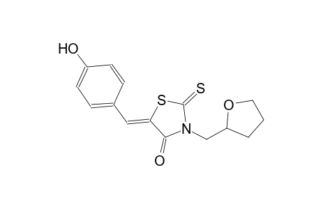 4-thiazolidinone, 5-[(4-hydroxyphenyl)methylene]-3-[(tetrahydro-2-furanyl)methyl]-2-thioxo-, (5Z)-