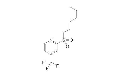 4-trifluoromethyl-2-(hexylsulfonyl)pyridine