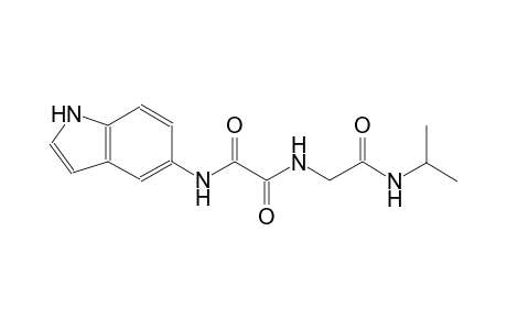 ethanediamide, N~1~-(1H-indol-5-yl)-N~2~-[2-[(1-methylethyl)amino]-2-oxoethyl]-