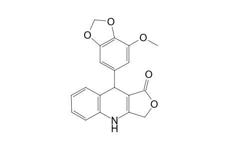 9-(7-Methoxy-1,3-benzodioxol-5-yl)-4,9-dihydrofuro[3,4-b]quinolin-1(3H)-one