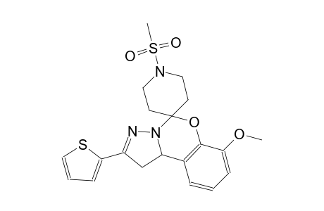 7-methoxy-1'-(methylsulfonyl)-2-(thiophen-2-yl)-1,10b-dihydrospiro[benzo[e]pyrazolo[1,5-c][1,3]oxazine-5,4'-piperidine]