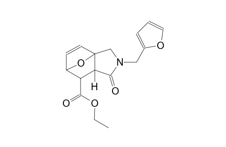 ethyl (1S,5R,7R)-3-(2-furylmethyl)-4-oxo-10-oxa-3-azatricyclo[5.2.1.0~1,5~]dec-8-ene-6-carboxylate