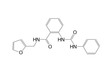 2-[(anilinocarbonyl)amino]-N-(2-furylmethyl)benzamide