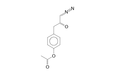 Acetic acid, 4-(3-diazo-2-oxopropyl),- phenyl ester