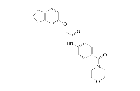 acetamide, 2-[(2,3-dihydro-1H-inden-5-yl)oxy]-N-[4-(4-morpholinylcarbonyl)phenyl]-