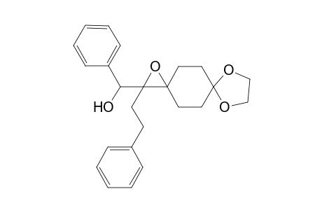 2''-[Hydroxy(phenyl)methyl]-2''-(2-phenylethyl)dispiro[1,3-dioxane-2,1'-cyclohexane-4',3''-oxirane]