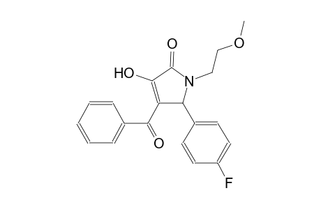 2H-pyrrol-2-one, 4-benzoyl-5-(4-fluorophenyl)-1,5-dihydro-3-hydroxy-1-(2-methoxyethyl)-