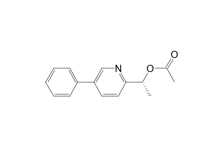 (R)-2-(1-Acetoxyethyl)-5-phenylpyridine