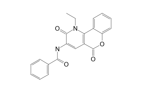 N-(1-ETHYL-2,5-DIOXO-1,5-DIHYDRO-2H-CHROMENO-[4,3-B]-PYRIDIN-3-YL)-BENZAMIDE