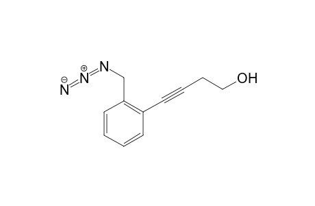 4-[2-(Azidomethyl)phenyl]but-3-yn-1-ol