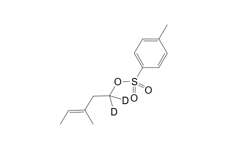 (E)-(1,1-2H2)-3-Methylpent-3-en-1-yl 4-methylbenzenesulfonate