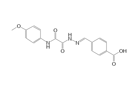 benzoic acid, 4-[(E)-[[2-[(4-methoxyphenyl)amino]-1,2-dioxoethyl]hydrazono]methyl]-