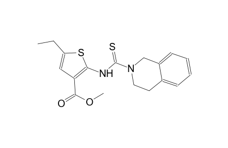 methyl 2-[(3,4-dihydro-2(1H)-isoquinolinylcarbothioyl)amino]-5-ethyl-3-thiophenecarboxylate
