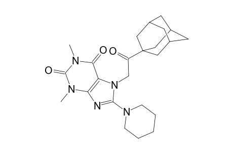 7-[2-(1-adamantyl)-2-keto-ethyl]-1,3-dimethyl-8-piperidino-xanthine