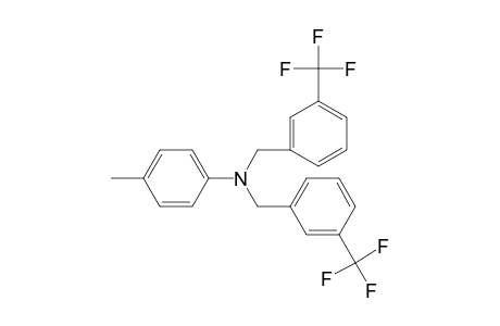 4-Methyl-N,N-bis([3-(trifluoromethyl)phenyl]methyl)aniline