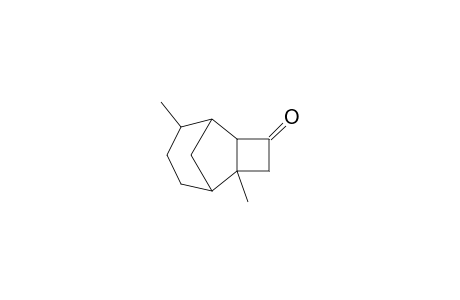 5,9-Dimethyltricyclo[4.3.1.0(2,5)]decane-3-one