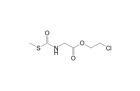 2-Chloroethyl N-(methylthiocarbonyl)glycinate