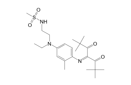 Methanesulfonamide, N-[2-[[4-[[1-(2,2-dimethyl-1-oxopropyl)-3,3-dimethyl-2-oxobutylidene]amino]-3-methylphenyl]ethylamino]ethyl]-