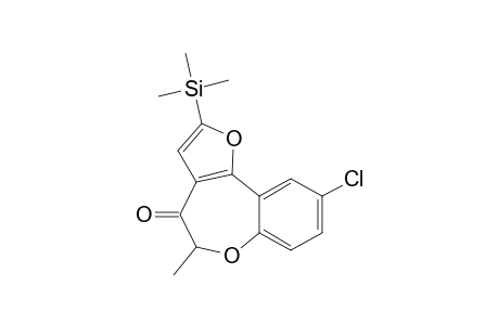9-Chloro-2-(trimethylsilyl)-5-methyl-5H-benzo[b]furo[2,3-d]oxepin-4-one