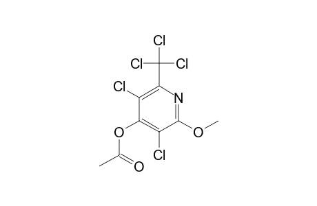 3,5-DICHLORO-6-METHOXY-4-ACETOXY-2-(TRICHLOROMETHYL)-PYRIDINE