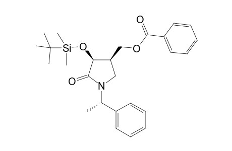 (3S,4R,1'S)-3-t-Butyldimethylsiloxy-4-benzoyloxymethyl-1-(1'-phenylethl)pyrrolidin-2-one