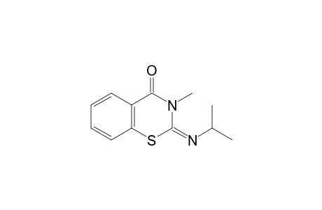 2,3-dihydro-2-(isopropylimino)-3-methyl-4H-1,3-benzothiazin-4-one