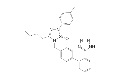 4'-{[5-(2-Butyl-3-(4-methylphenyl))-2,1,3,4-1H-thiatriazol-2-on-1-yl]methyl}biphenyl-2-tetrazole