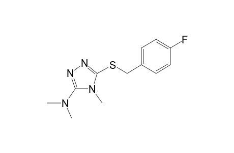 [5-[(4-Fluorobenzyl)sulfanyl]-4H-1,2,4-triazol-3-yl]amine, N,N,N'-trimethyl-