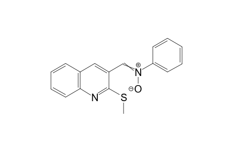 N-((2-(Methylthio)quinolin-3-yl)methylene)aniline oxide