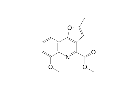 6-Methoxy-2-methyl-4-methoxycarbonyl-furo[3,2-c]quinoline
