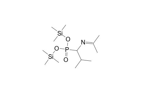 Phosphonic acid, [2-methyl-1-[(1-methylethylidene)amino]propyl]-, bis(trimethylsilyl) ester