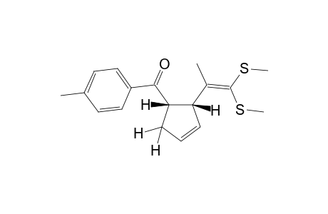 4-(4-Methylbenzoyl)-3-[(2,2-di(methylthio)-1-methylethenyl]cyclopentene