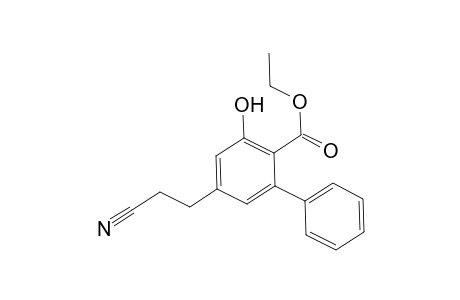 Ethyl 5-(2-Cyanoethyl)-3-hydroxy-1,1'-biphenyl-2-carboxylate