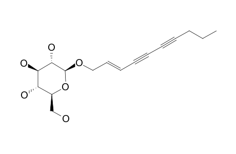 2E-DECAENE-4,6-DIYN-1-O-BETA-D-GLUCOPYRANOSIDE