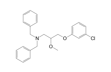 N,N-Dibenzyl-N-(2-methoxy-3-(3-chlorophenoxy)propyl)amine