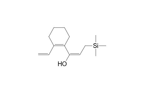 1-Cyclohexene-1-methanol, 2-ethenyl-.alpha.-[2-(trimethylsilyl)ethenyl]-, (E)-