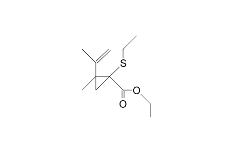 (1S*,2S*)-2-Isoprop-2-enyl-2-methyl-1-ethylthio-cyclopropane-1-carboxylic acid, ethyl ester