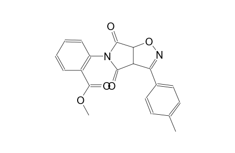 benzoic acid, 2-[3a,4,6,6a-tetrahydro-3-(4-methylphenyl)-4,6-dioxo-5H-pyrrolo[3,4-d]isoxazol-5-yl]-, methyl ester