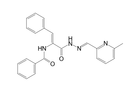 N-[(Z)-1-[[(E)-(6-methyl-2-pyridyl)methyleneamino]carbamoyl]-2-phenyl-vinyl]benzamide