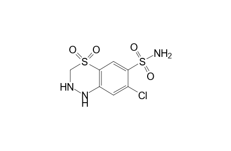 6-Chloro-3,4-dihydro-2H-1,2,4-benzothiozin-7-sulfonamid-1,1-dioxid