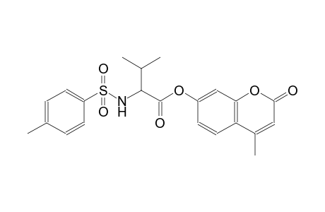 4-methyl-2-oxo-2H-chromen-7-yl 3-methyl-2-{[(4-methylphenyl)sulfonyl]amino}butanoate