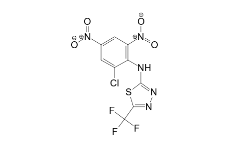 2-Trifluoromethyl-5-(2,4-dinitro-6-chloro-anilino)-1,3,4-thiadiazole