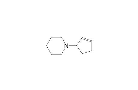 1-(1-cyclopent-2-enyl)piperidine