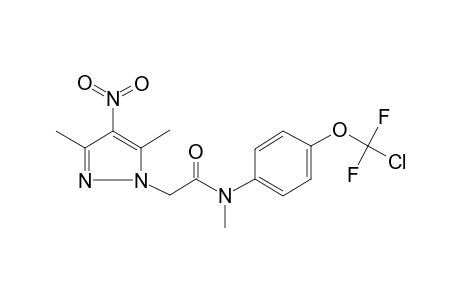 Acetamide, N-[4-(chlorodifluoromethoxy)phenyl]-2-(3,5-dimethyl-4-nitropyrazol-1-yl)-N-methyl-